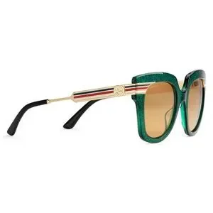 Gucci | Accessories | Gucci Square Frame Emerald Green  display picture 1